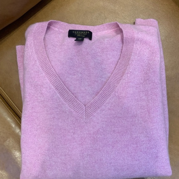 SCARF 195 CM IN SHARK GRAY AND LIGHT PINK CASHMERE 401404 main image 1